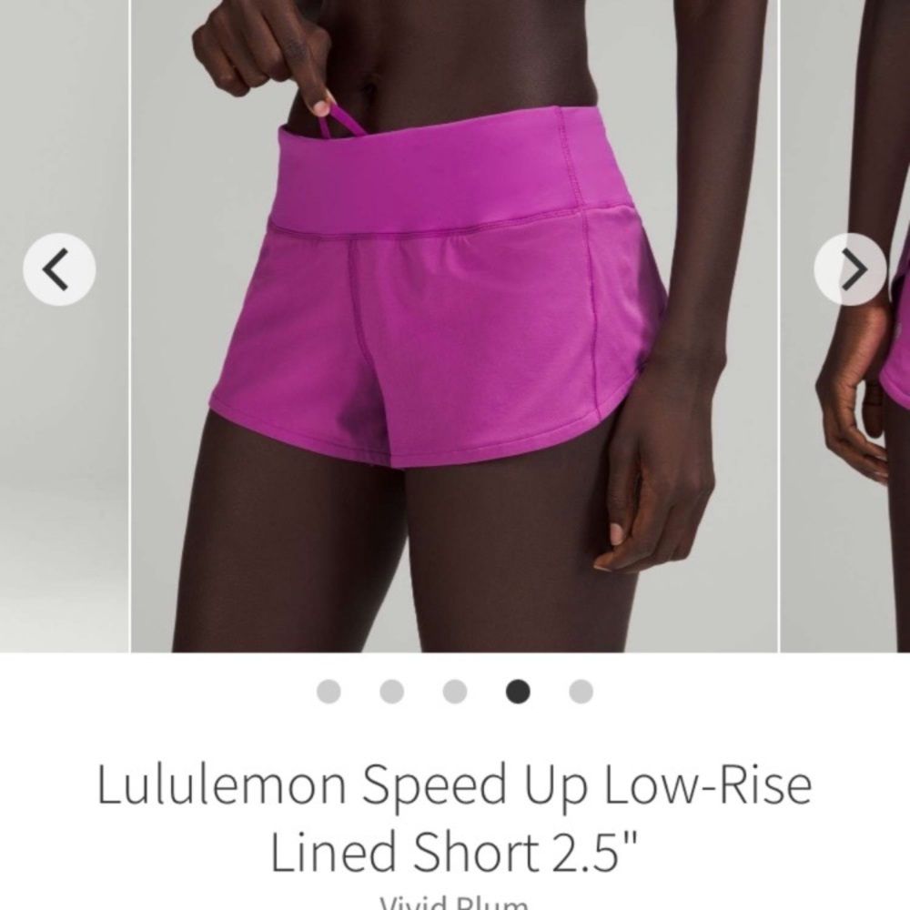 lululemon athletica speed up, low rise